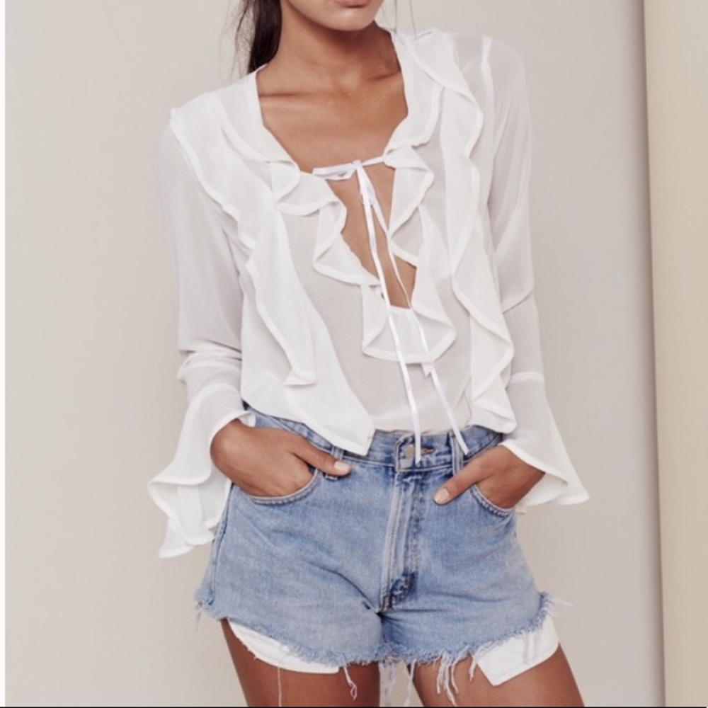 NWT For Love and Lemons Eva Blouse!